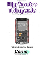 Monitorando Um Higrômetro Através Do Thinger.io Com Esp32 Programado Em Arduino