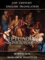 Septuagint - 2ⁿᵈ Paralipomenon