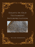 Essays In Old Testament Interpretation