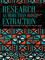 Research as More Than Extraction: Knowledge Production and Gender-Based Violence in African Societies