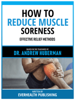 How To Reduce Muscle Soreness - Based On The Teachings Of Dr. Andrew Huberman