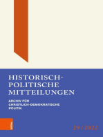 Historisch-Politische Mitteilungen: Archiv für Christlich-Demokratische Politik. Band 29