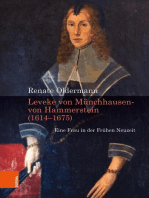 Leveke von Münchhausen- von Hammerstein (1616-1675): Eine Frau in der Frühen Neuzeit