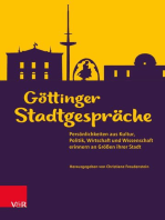 Göttinger Stadtgespräche: Persönlichkeiten aus Kultur, Politik, Wirtschaft und Wissenschaft erinnern an Größen ihrer Stadt