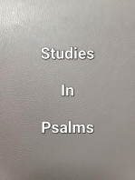 Studies In Psalms