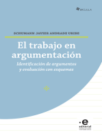 El trabajo en argumentación: Identificación de argumentos y evaluación con esquemas