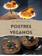 Cocina vegana - 30 Recetas de postres venganos