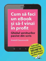 Cum sa faci un eBook si sa-l vinzi in profit: Ghidul veniturilor pasive din scris