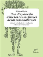 Una disquisición sobre las causas finales de las cosas naturales