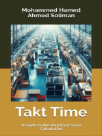 Takt Time: A Guide to the Very Basic Lean Calculation