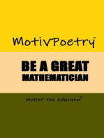 MotivPoetry: Be a Great Mathematician