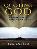 Quoting God: A Believer's Guide to Internalizing Scripture
