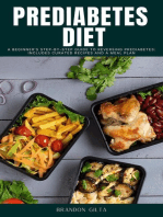 Prediabetes Diet: A Beginner's Step-by-Step Guide to Reversing Prediabetes: Includes Curated Recipes and a Meal Plan