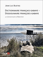 Dictionnaire français-gabaye – Dissiounaire françoes-gabaye