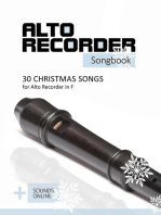 Alto Recorder Songbook - 30 Christmas songs for the Alto Recorder in F