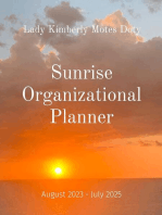 Sunrise Organizational Planner: August 2023 - July 2025