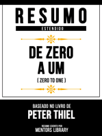 Resumo Estendido - De Zero A Um (Zero To One)