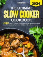 The Ultimate Slow Cooker Cookbook - 2024