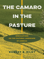 The Camaro in the Pasture: Speculations on the Cultural Landscape of America
