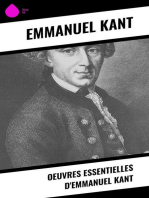Oeuvres essentielles d'Emmanuel Kant