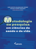 Metodologia da pesquisa em ciências da saúde e da vida