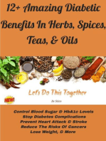 12+ Amazing Diabetic Benefits In Herbs, Spices, Teas & Oils