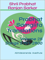 Prabhat Samgiita Translations: Volume 28 (Songs 2701-2800): Prabhat Samgiita Translations, #28