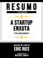 Resumo Estendido - A Startup Enxuta (The Lean Startup): Baseado No Livro De Eric Ries