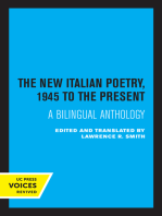 The New Italian Poetry, 1945 to the Present: A Bilingual Anthology