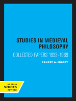 Studies in Medieval Philosophy, Science, and Logic: Collected Papers 1933–1969