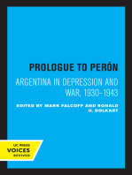Prologue to Perón: Argentina in Depression and War, 1930–1943