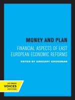 Money and Plan: Financial Aspects of East European Economic Reforms