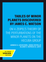 Tables of Minor Planets Discovered by James C. Watson: On v. Zeipel's Theory of the Perturbations of the Minor Planets on the Hecuba Group