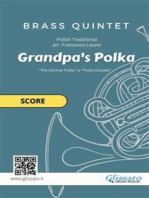 Brass Quintet "Grandpa's Polka" score