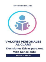 Valores Personales al Claro: Decisiones Éticas para una Vida Consciente