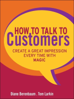 How to Talk to Customers