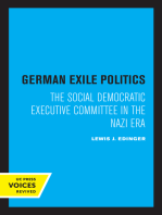 German Exile Politics: The Social Democratic Executive Committee in the Nazi Era