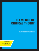 Elements of Critical Theory