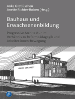 Bauhaus und Erwachsenenbildung: Progressive Architektur im Verhältnis zu Reformpädagogik und Arbeiter:innen-Bewegung