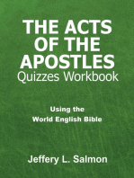 The Acts of the Apostles Quizzes Workbook
