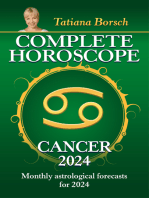 Complete Horoscope Cancer 2024: Monthly astrological forecasts for 2024