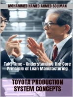 Takt Time - Understanding the Core Principle of Lean Manufacturing: Toyota Production System Concepts