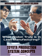 What Andon Truely is in Lean Manufacturing?: Toyota Production System Concepts