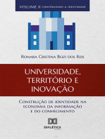 Universidade, território e inovação: construção de identidade na economia da informação e do conhecimento – volume II – construindo a identidade