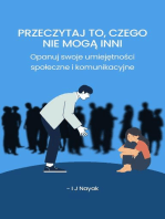 Przeczytaj to, czego nie mogą inni: Opanuj swoje umiejętności społeczne i komunikacyjne