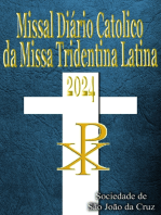 Missal Diario Catolico da Missa Tridentina Latina 2024
