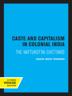 Caste and Capitalism in Colonial India: The Nattukottai Chettiars