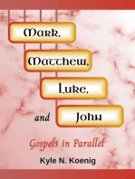 Mark, Matthew, Luke, and John - ebook: Gospels in Parallel
