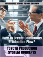 How to Create Continuous Production Flow?: Toyota Production System Concepts