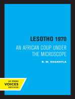 Lesotho 1970: An African Coup under the Microscope